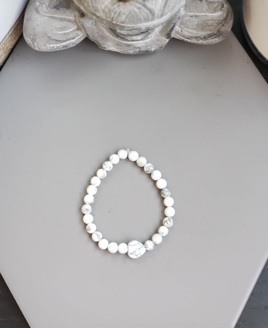 Bracelet en howlite