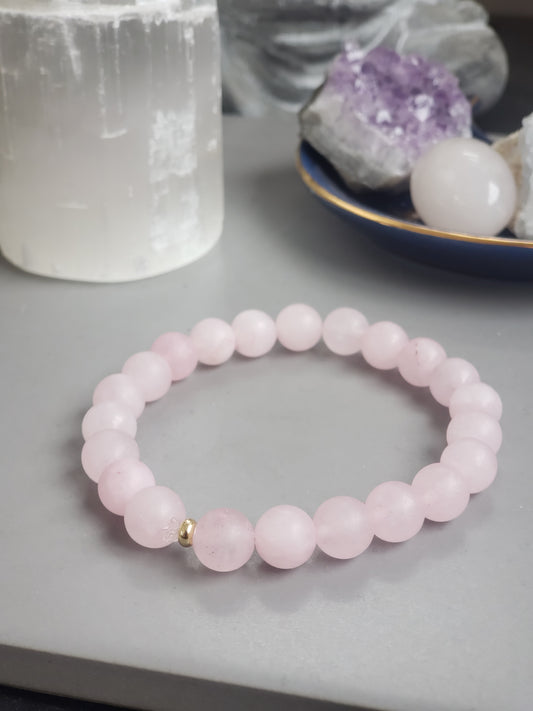 Le bracelet rosa or