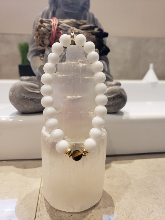 Le tridacna et oeil de tigre